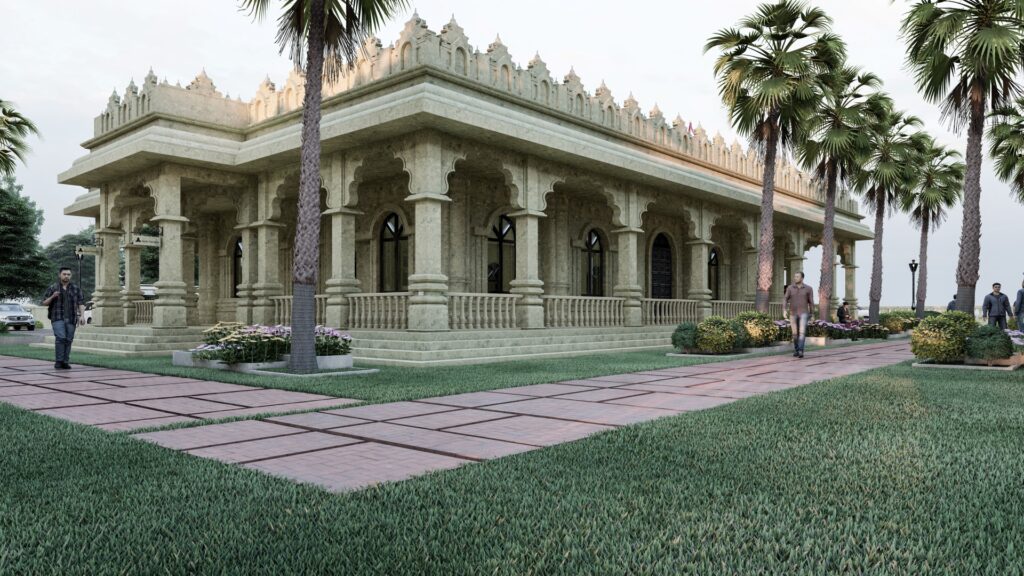 hindu temple of atlanta design by architecturedesigning.com